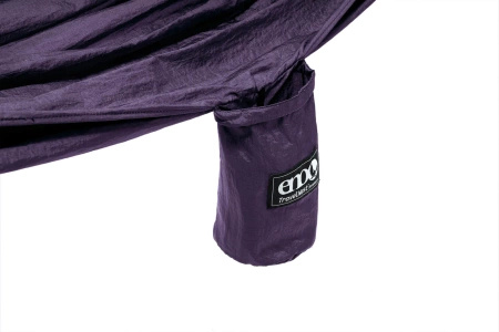 Hamak z systemem zawieszenia ENO TravelNest Hammock & Straps Combo - Plum