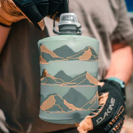 Butelka składana Hydrapak Stow Mountain - 500 ml - Sutro Green