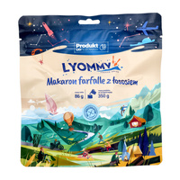Lyommy - Żywność liofilizowana Makaron farfalle z łososiem 350 g