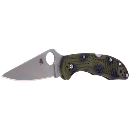 Nóż składany Spyderco Delica 4 FRN ZOME GREEN PLAIN (C11ZFPGR)