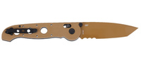 Nóż skladany CRKT M16-14XD Desert Tan - Tanto Veff Serrations