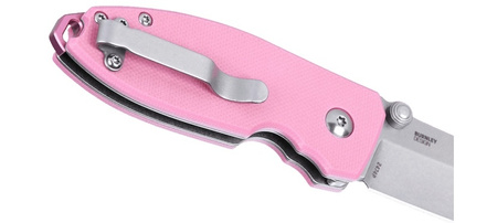 Nóż składany CRKT 2474 P - SQUID BUTTON LOCK ROSE