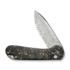 Nóż składany Civivi Button Lock Elementum II Shredded Carbon Fiber/Golden Shred, Damascus (C18062P-10)