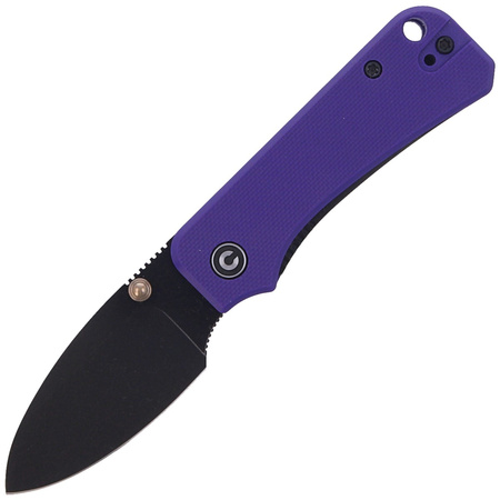 Nóż CIVIVI Baby Banter Purple G10, Black Stonewashed by Ben Petersen (C19068S-4)