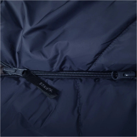Alpinus - Śpiwór Fiber Pro 1500 dla praworęcznych - granatowy