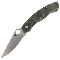 Nóż składany Spyderco Military Model G-10 Camo Plain - C36GPCMO
