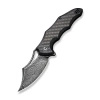 Nóż składany CIVIVI Chiro Carbon Fiiber/Black G10, Damascus (C23046-DS1)