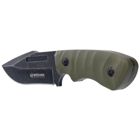 Böker Magnum - Nóż Lil Giant Green G10, Stonewash 440A (02LG113)