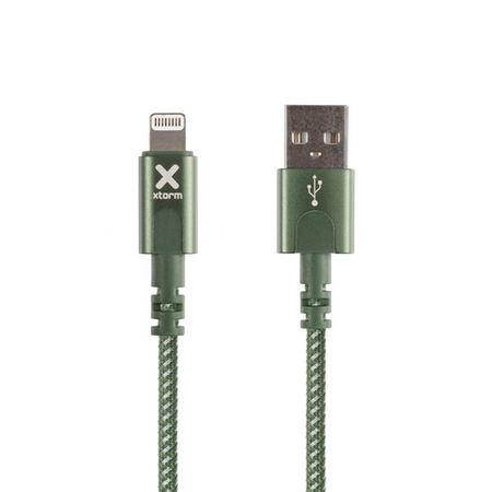 XTORM Kabel USB - Lightning MFI (1m) zielony - XCX2012