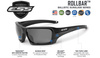 ESS - Okulary Rollbar Tactical Subdued Logo Kit - Czarne - Clear / Smoke Gray - EE9018-05