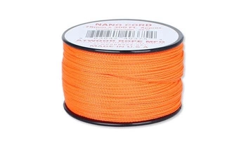 Atwood Rope - Nano Cord - 0,75 mm - Neon Orange - Szpulka 91,5m