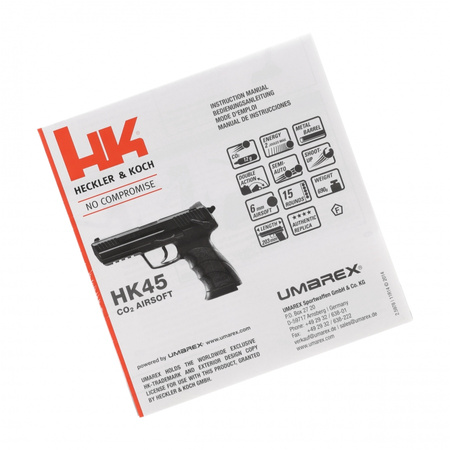 Heckler&Koch - Replika pistolet ASG H&K HK45 6 mm CO2