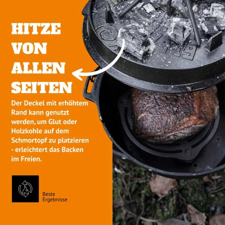 Kociołek Żeliwny Petromax Duch Oven FT12 z Nóżkami