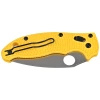 Nóż składany Spyderco Manix 2 Salt Yellow FRN, Satin MagnaCut by Eric Glesser (C101PYL2)