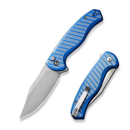 Nóż składany Civivi Stormhowl Bright Blue Aluminum, Satin Nitro-V (C23040B-2)