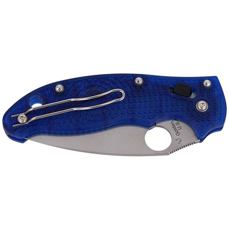 Nóż składany Spyderco Manix 2 FRCP Blue CTS-BD1N Plain (C101PBL2)