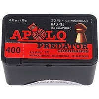 Apolo - Śrut Predator Copper 4.5 mm, 400 szt. 0.62g/10.0gr (19950)