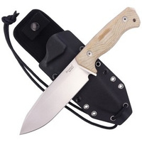 Nóż LionSteel T6 Natural Micarta, Satin CPM 3V by Molletta (T6 3V CVN)