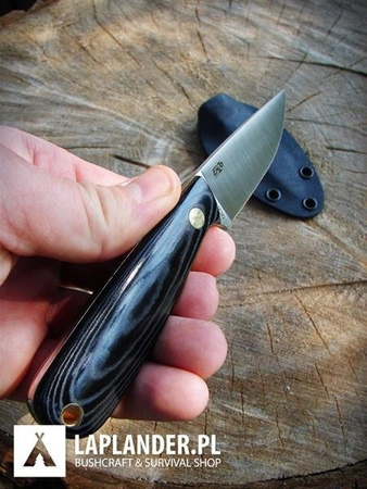Nóż Brisa Necker 70 F - Czarna Micarta - Pochwa Kydex
