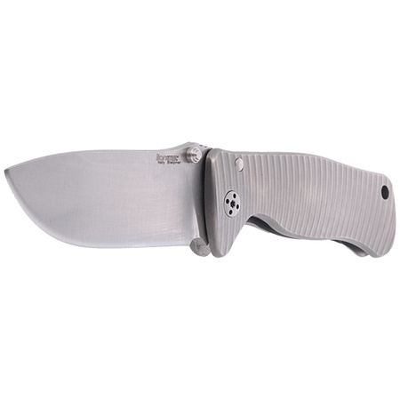 Nóż składany LionSteel SR2 Titanium Grey, Satin Blade (SR2 G)