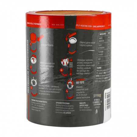 SKYFOOD - Danie samopodgrzewające Kurczak garam masala z ryżem 400 g