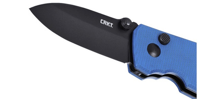 Nóż składany CRKT 2474BD SQUID BUTTON LOCK BLUE
