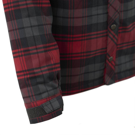 Helikon - Koszula ocieplana Winter Warden - Slate Crimson Plaid - KO-WWS-PB-PJ