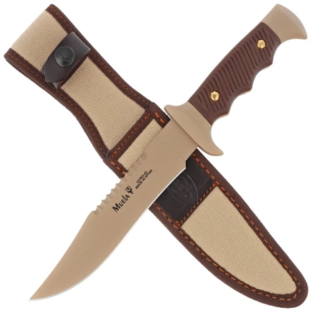Nóż Muela Brown/Sand Zamak/ABS, Sand Nitro-42 (5162-D)