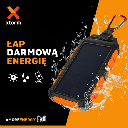 XTORM Powerbank solarny XTREME 10000 mAh 20W - XXR104