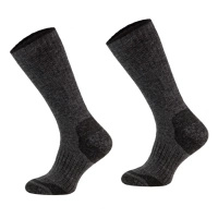Comodo - Skarpety turystyczne Alpaca grube - ciemnoszare