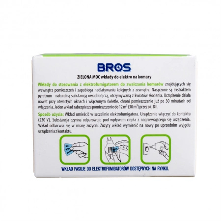 Bros - Wkłady do elektro 20 szt. zielona moc kompatybilne z odstraszaczami Nitecore