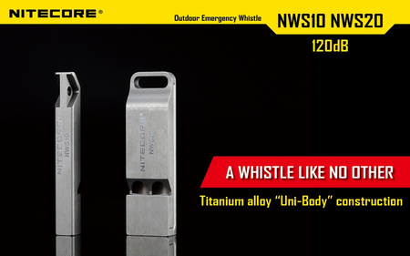 Gwizdek bezpieczeństwa Nitecore NWS10 120 dB