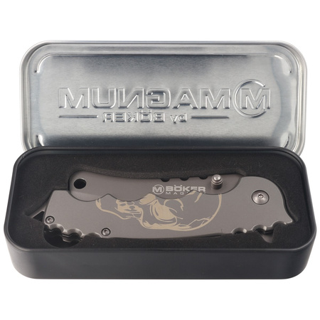 Böker Magnum - Nóż Mortem Stainless Steel, Satin 440A (01RY217)