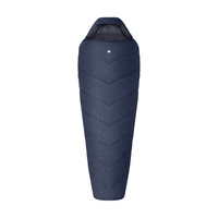 Alpinus - Śpiwór Fiber Pro 1100 dla leworęcznych - szary