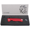 Nóż składany LionSteel ROK Aluminium Red, Black Blade (ROK A RB)