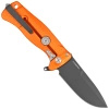 Nóż składany LionSteel SR22A Orange Aluminum, Black Sleipner by Molletta (SR22A OB)