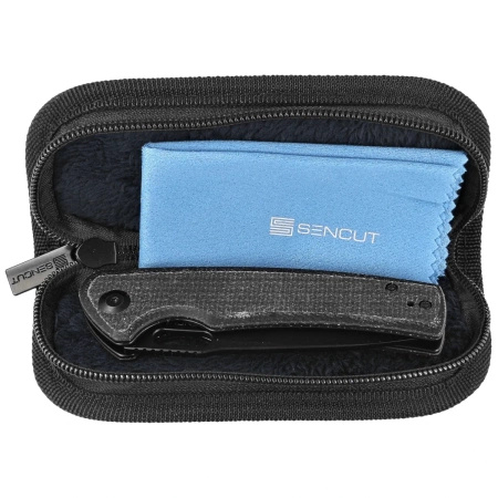 Nóż składany Sencut Vesperon Black Canvas Micarta, Black 9Cr18MoV (S20065-3)