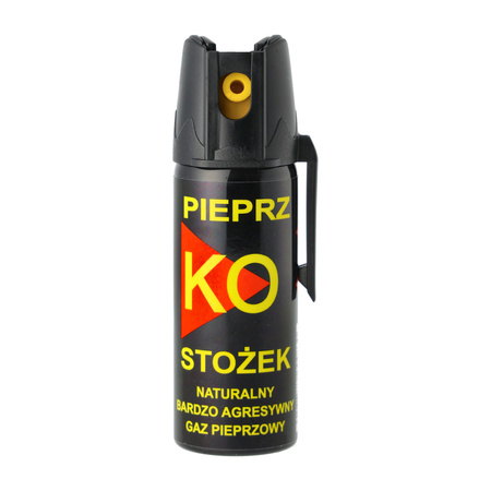 Klever - Gaz pieprzowy KO Defenol Fog (stożek) 50 ml