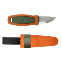 Morakniv - Nóż Eldris z szlufka na pasek (S) - oliwkowo - pomarańczowy