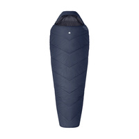 Alpinus - Śpiwór Fiber Pro 1100 dla praworęcznych - szary