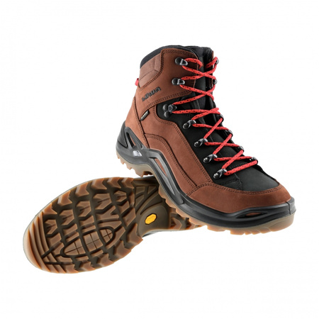 Buty Lowa Renegade GTX Mid - mahoń/czerwony