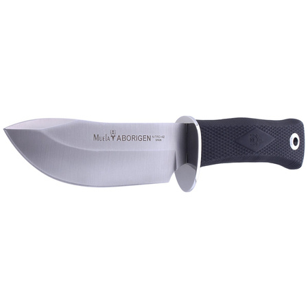 Nóż Muela Full Tang, ABS-Black, Lether (ABORIGEN-13G)