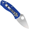 Nóż składany Spyderco Ambitious Lightweight Blue FRN, Satin Plain CPM S35VN (C148PBL)