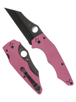 Nóż składany Spyderco Yojumbo Sprint Run Pink G10, Black DLC CPM S30V by Michael Janich (C253GPNBK)