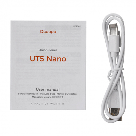 Ocoopa - Ogrzewacz elektroniczny do rąk UT5 Nano czarny