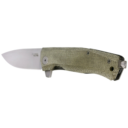 Nóż składany LionSteel Myto, Green Micarta, Satin M390 by Molletta (MT01 CVG)