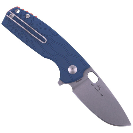 Nóż składany FOX CORE by Jesper Voxnaes / Stone Washed Blade (FX-604 BL)