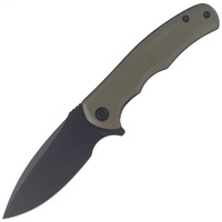 Nóż Civivi Knife Mini Praxis Green G10, Black Stonewash D2 (C18026C-1)