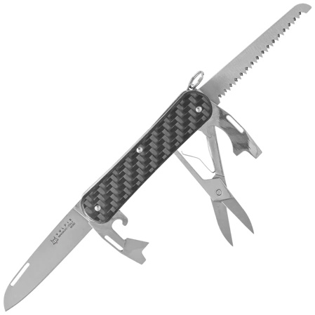 Scyzoryk Fox Vulpis Carbon Fiber 3K, Polished M390 (FX-VP130-SF5 CFF)