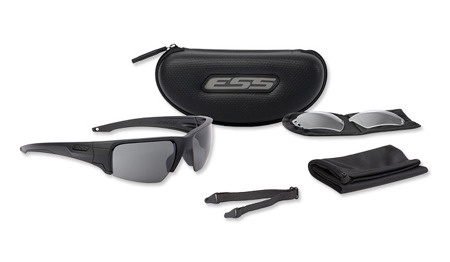 ESS - Okulary Balistyczne Crowbar Subdued Logo Kit - Clear / Smoke Gray - EE9019-01